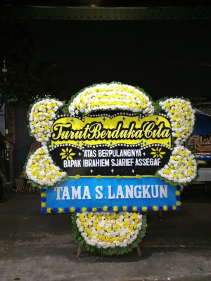 Papan Bunga Duka di Pinang Belapis