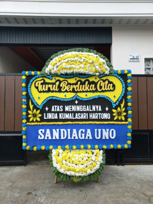 Papan Bunga Duka di Pinang Belapis